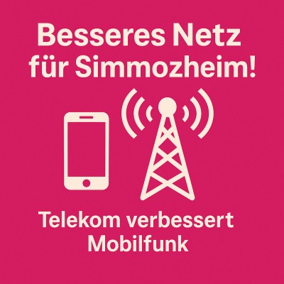 Telekom stärkt Mobilfunk in Simmozheim mit erweitertem 4G-Standort